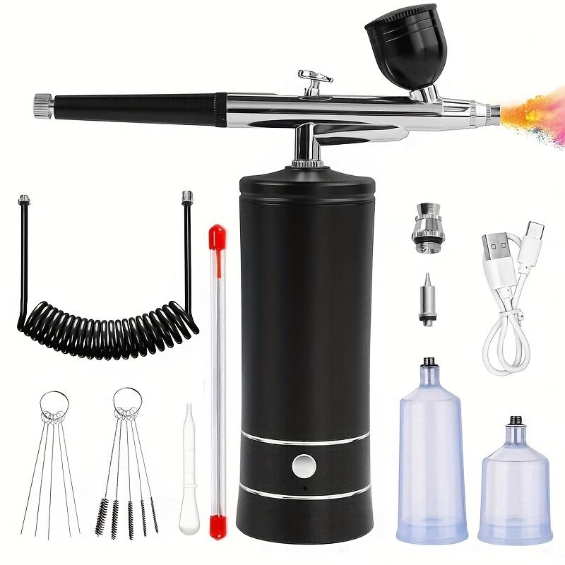 

Полный комплект пистолета с беспроводным компрессором - высокое давление 36 фунтов на кв. дюйм, время работы 50 минут, портативная щетка для ногтей