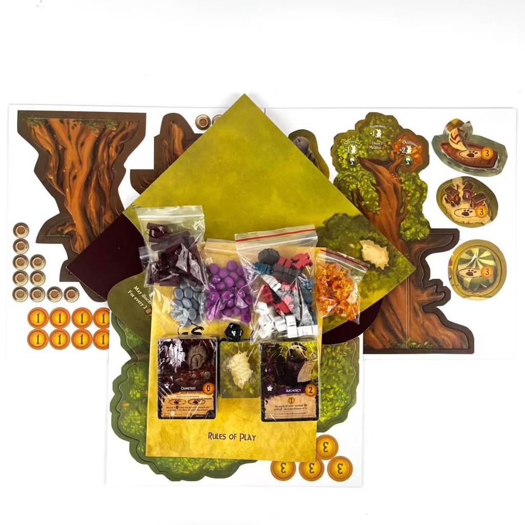 Everdell Strategy Board Game Forest City-Building Card Drafting Family Game 1-4 Players