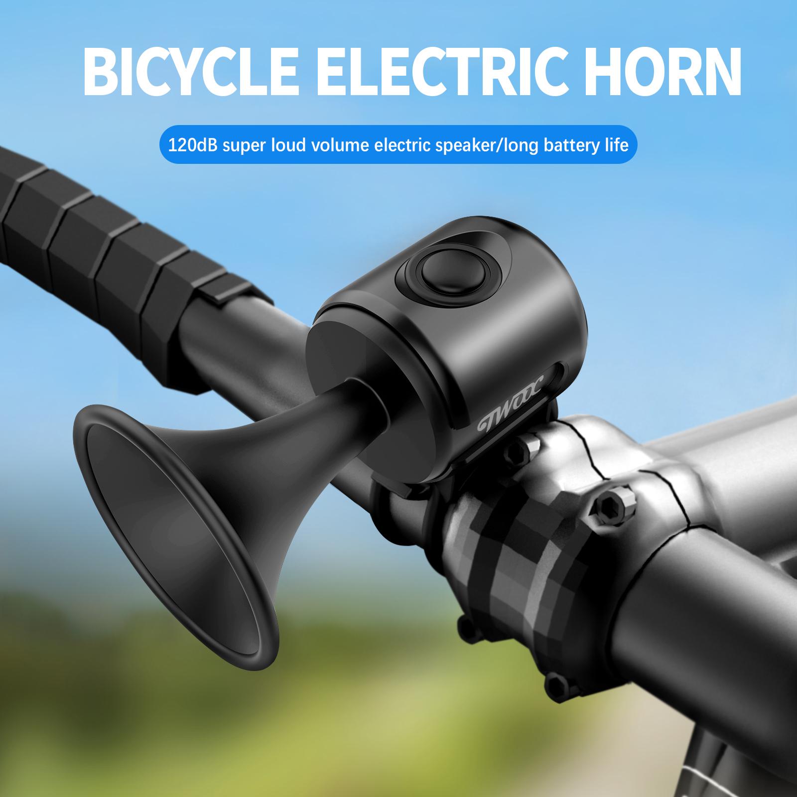 

Scooter Bicycle Electronic Bell 120 DB E-bike Siren Trumpet Alarm Cycling Audio Warning Alert Safety Riding Bike Part