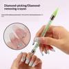 Dual-Ended Applicator Pencil Nail Dot Rod Rhinestone Picker Wax Pen Diamond Picker Stick For Rhinestones Dotting Tool