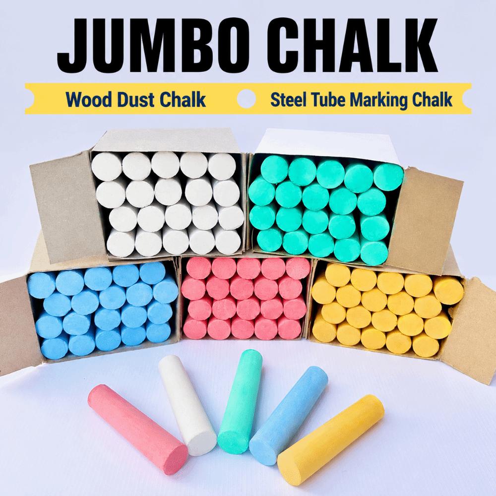 Erasable Dustless Chalk Colored Oversized Chalk Large Size Marking Chalk  Street Graffiti Marking