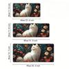 Romantic garden and cat Mouse Pad Large Computer Office Game Table Mats Rubber Anti-slip XXL mouse mat HDP Long Desk Pads