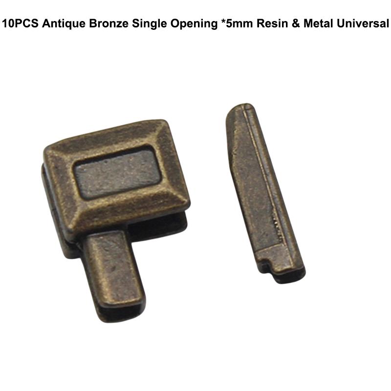 10Pcs Set Premium Metal Zipper Heads Gold Silver Bronze Black - Durable Smooth For Diy Clothing Luggage Repair