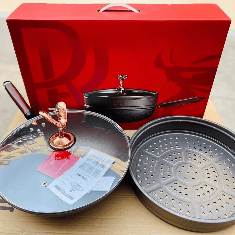 

Wutuo Maifan Stone Non-Stick Wok with Steamer