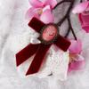 Delicate Gifts Velvet Queen Party Lady Women Cameo Girls Brooch Elegant Lace Brooch Pearl