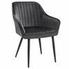 Upholstered Chair with Armrests