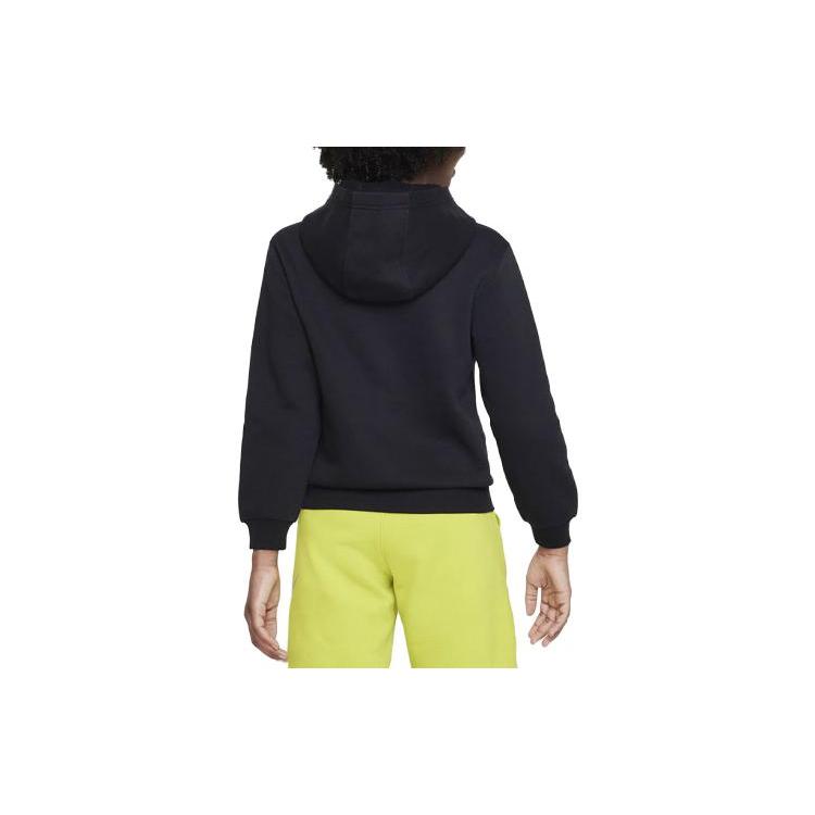 New Nike Sweatshirt Sportswear Club Fleece Black Kids' FD2990-010