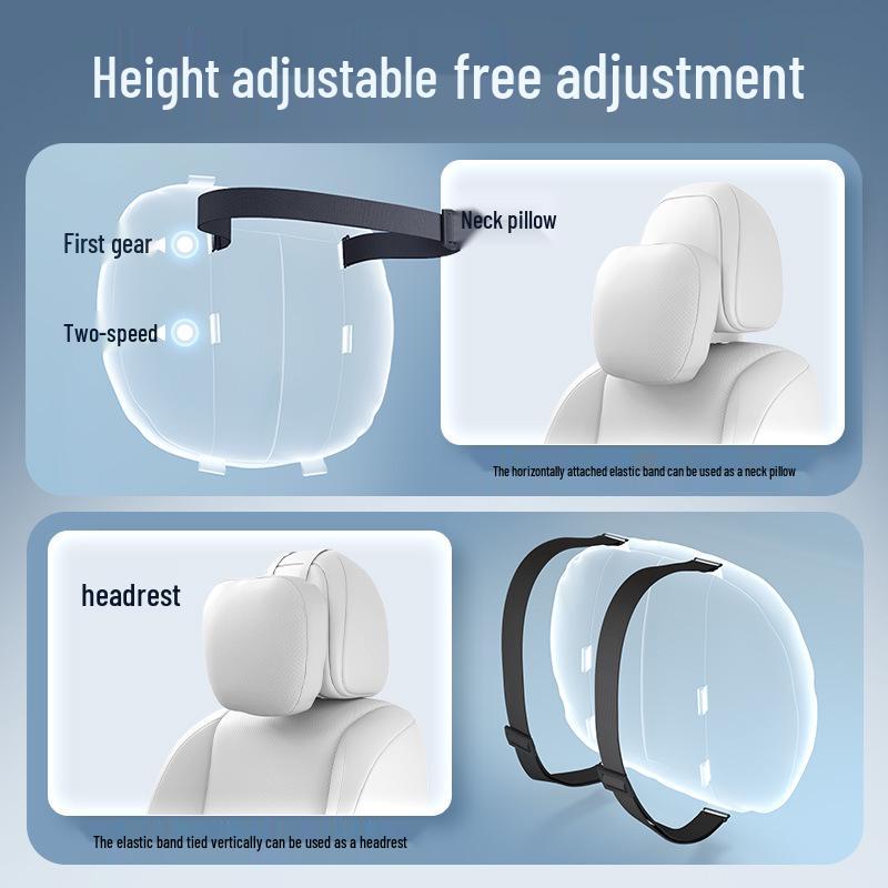 Yueyi 07 Headrest & Lumbar Support Neck Pillow: New Model for Essential Neck & Lumbar Protection in Car Interior Decoration