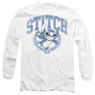 Lilo & Stitch Unisex Erwachsenen College Langarm-T-Shirt