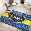 1pc Club Atlético Boca Juniors Print Area Rug - Soft, Washable Non-Slip Indoor Mat, Living Room, Home Office Decorative Rug,Office Decorative