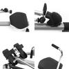 Heimtrainer Verstellbarer Rudergerät Rower Doppelte Hydraulische Widerstand