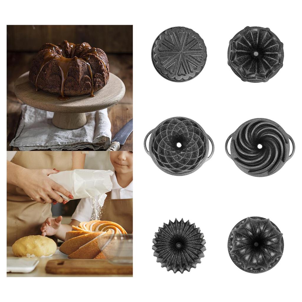 Aluminium Alloy Cake Pan Nonstick Convenient Decoration Novelty Cake Pan for Valentines Christmas Birthday Wedding Holiday