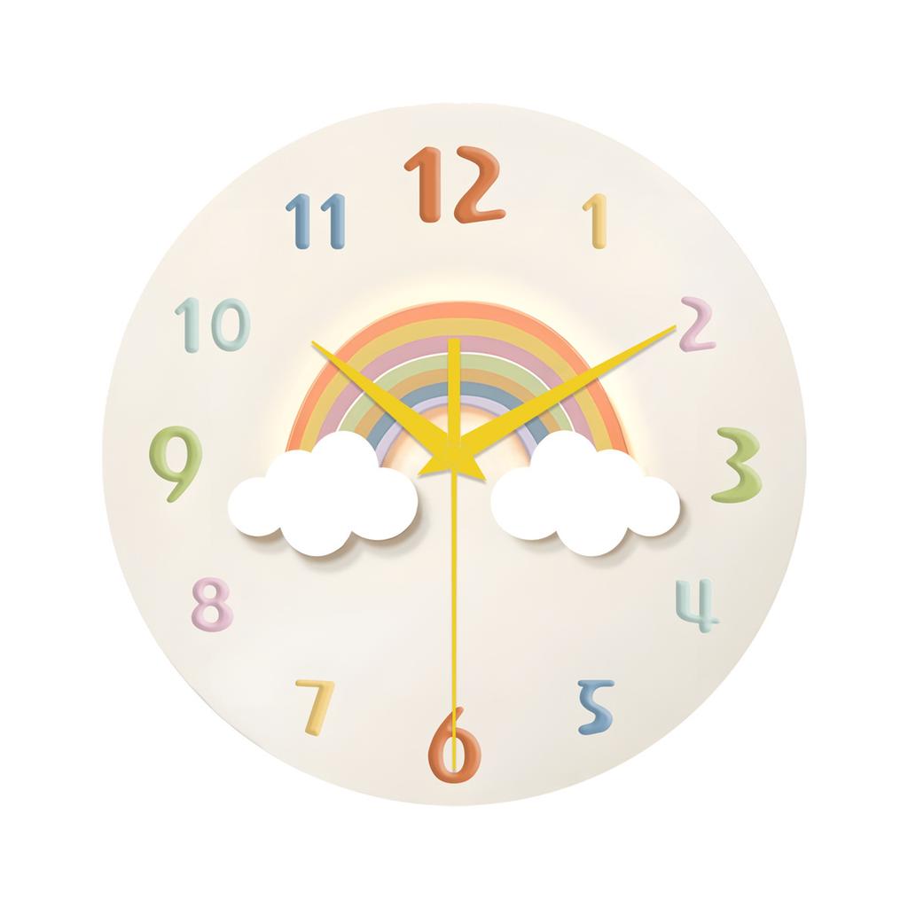 Simple and Modern Sun Clock Wall Clock, Fashionable and Creative Living Room, Dining Room Wall-mounted Decoration Clock and Wall Clock