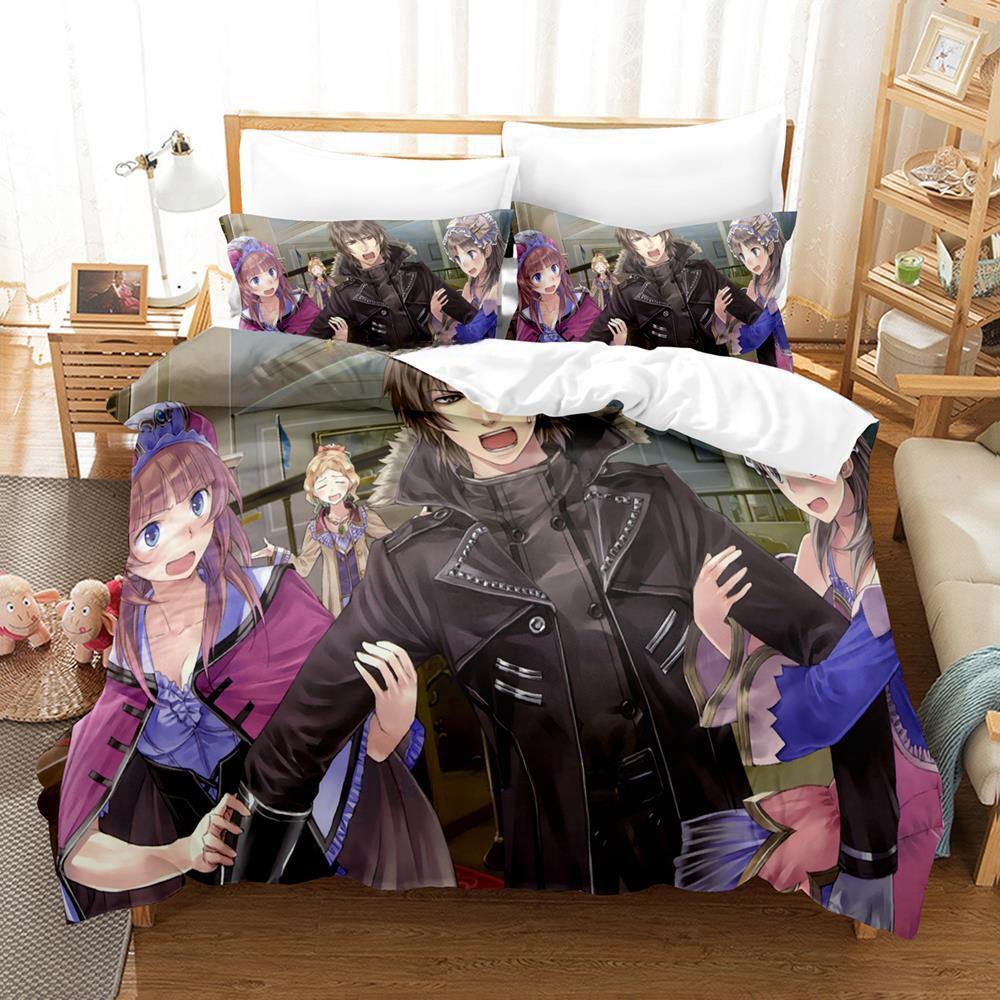 Atelier Totori The Adventurer Of Arland Bedding Set Cartoon Anime three-piece Set Adult Kid Bedroom Duvet Cover Sets 3D Kawaii