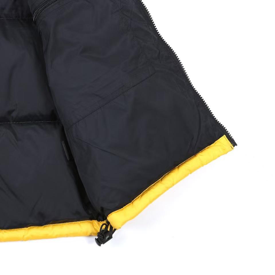 North Face 1996 Down Vest: Unisex Embroidered Jacket, Couple's Thickened and Warm Gilet for Cold Protection