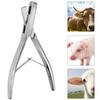 UShaped Pig Ear Tag Pliers Hole Tongs Forcep for Farm Animals Livestock Supplies(UShape )