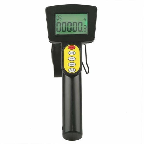 Road Meter, Distance Measuring Device with Wheel, 0-99999.9m, Foldable, Mechanical, Handheld, Made of ABS Engineering Plastic, Ideal for Construction,