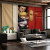Hunter X Hunter Wall Tapestry Aesthetic Wall Hanging Printed Fabric Blanket Decorative Tapestries For Bedroom Living Room Home Decor