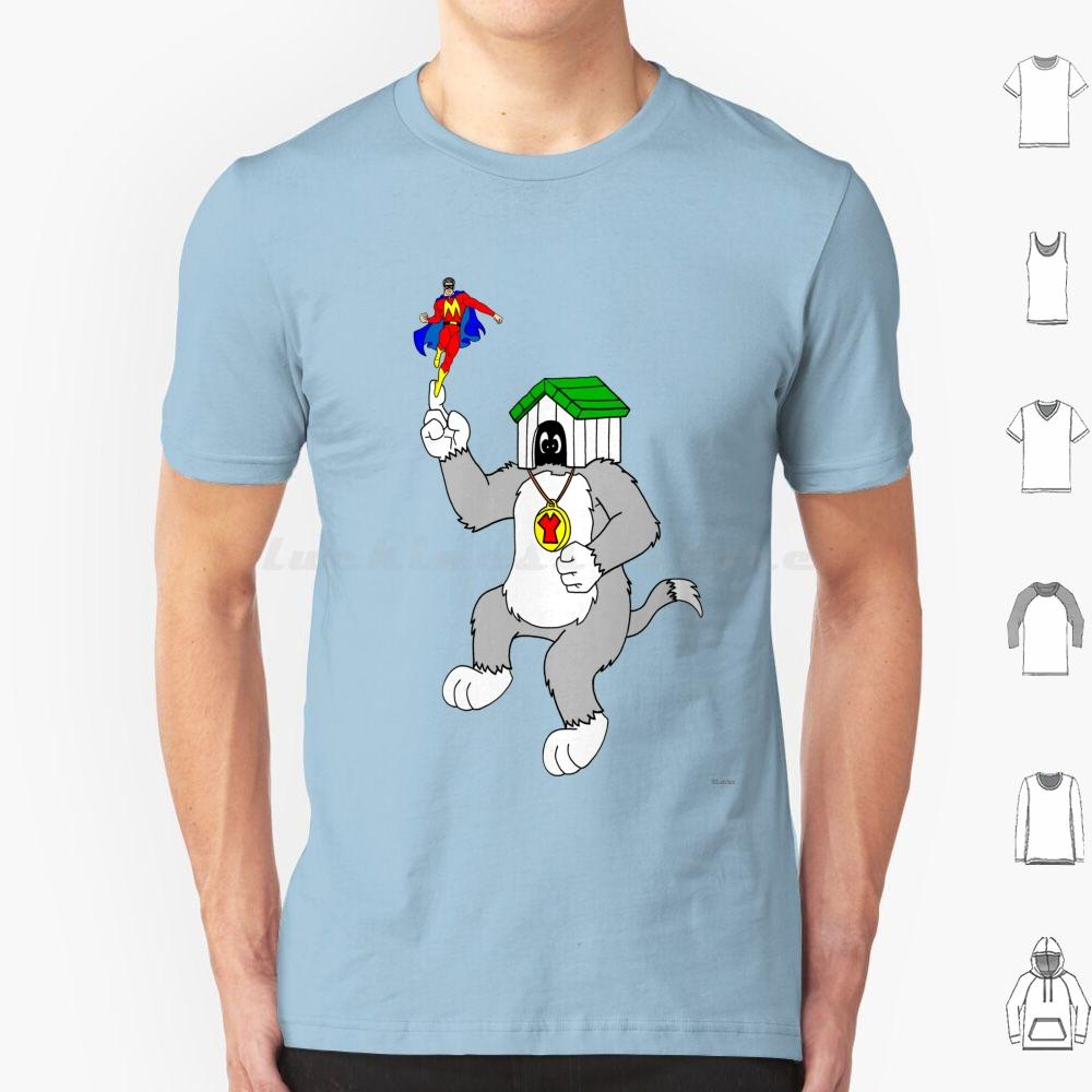 M Man And Yukk Ugly Dog T Shirt 6xl Cotton Cool Tee Mighty Man And Yukk Cartoon Comic Laughs Comedy Hero Dog Little Tv Show Hb