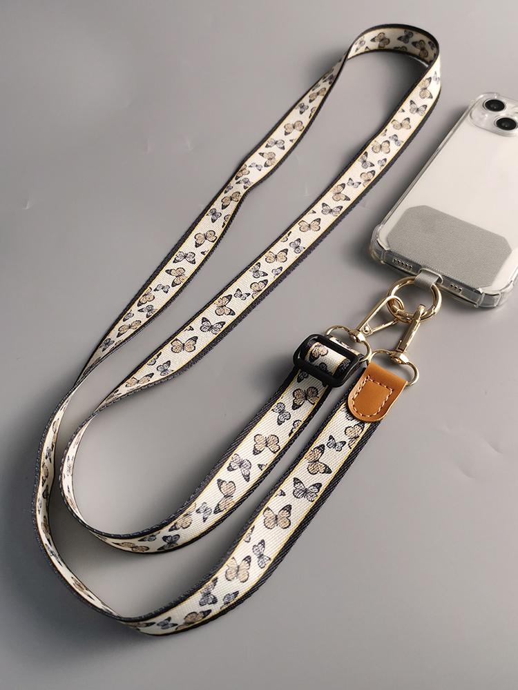 Einfacher Ins-Stil Crossbody Handytasche Lanyard Riemen Universelle Dichtung Handy Lanyards für Alle Handyhüllen Zubehör Anhänger