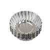 10pcs Aluminum Baking Molds 7.3 X 5 X 2 Cm Egg Tart Cups for Cupcakes Muffins Pies Cookies Chocolates Truffles