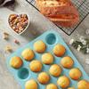 2PCS Silicone Mini Muffin & Cupcake Pan Set, Little Cook 24 Cups Mini Muffin Baking Pan, Non-Stick, BPA Free, Dishwasher Safe, Perfect for Making