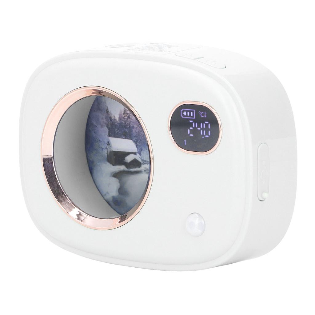 Fragrance Dispenser Smart Digital Display Ultrasonic Fragrance Aromatherapy Diffuser for Toilet Living Room Hotel White