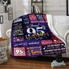 95Th Birthday Celebration Lightweight Blanket Comfortable Ure Throw For Sofa Couch Office Bed Picnics for All Occasions Digital Print Gift Y28