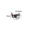 200pcs/lot Connector Clasp 4x7.5mm Crimp End Beads Calotte Fitting Ball Chain Buckle Components For Jewelry Making DIY Bracelets