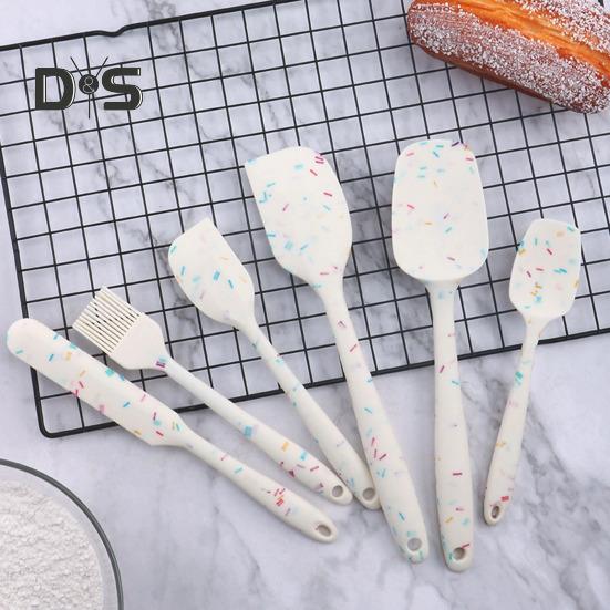 

1 комплект, набор посуды ярких цветов, пищевой силикон, предотвращает ожоги, травмы, набор посуды для выпечки, инструмент для приготовления пищи