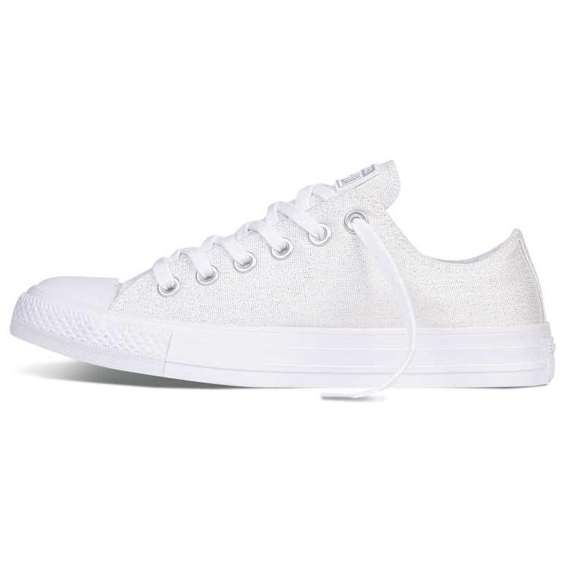 Converse Chuck Taylor All Star Round Toe Comfortable Low Top Canvas Shoes Women Sneakers Off-White 555819C