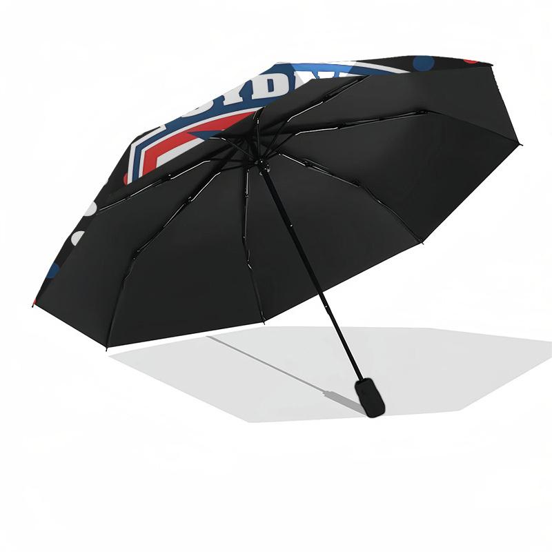 Sydney Roosters, Automatic Opening and Closing, 8 rib Structure Portable Umbrella, Suitable for Men and Women in All Seasons Perfect Gift