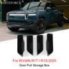 Для RIVIAN R1S/R1T 2025 Передні Задні Ручки Дверей Контейнер для Зберігання 4 ШТ Органайзер для Підлокітника Автомобіля Водонепроникний Лоток Аксесуари