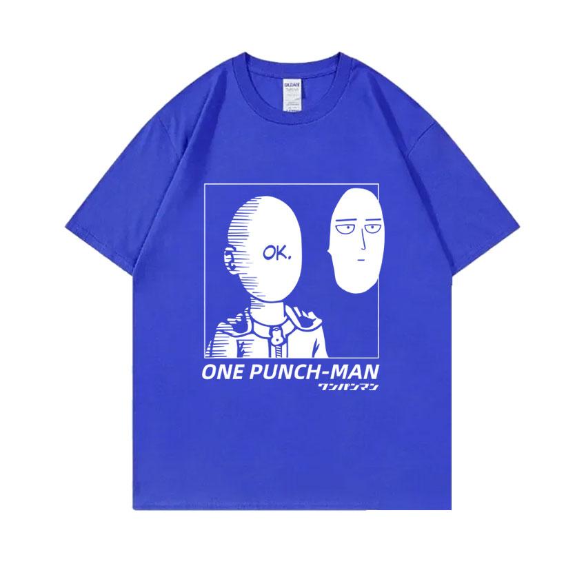 Anime One Punch Unisex Graphic Tshirt Saitama Egg Funny Tshirt Unisex Women Casual Oversized Streetwear Unisex Cartoon Unisexga T Shirts