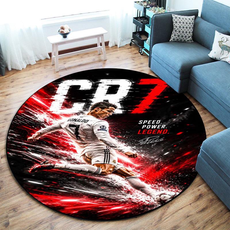 Cristiano Ronaldo Trophy Glory Carpet Doormat Home Decor Dormitory Decoration Office Chair Cushion Protective Pad