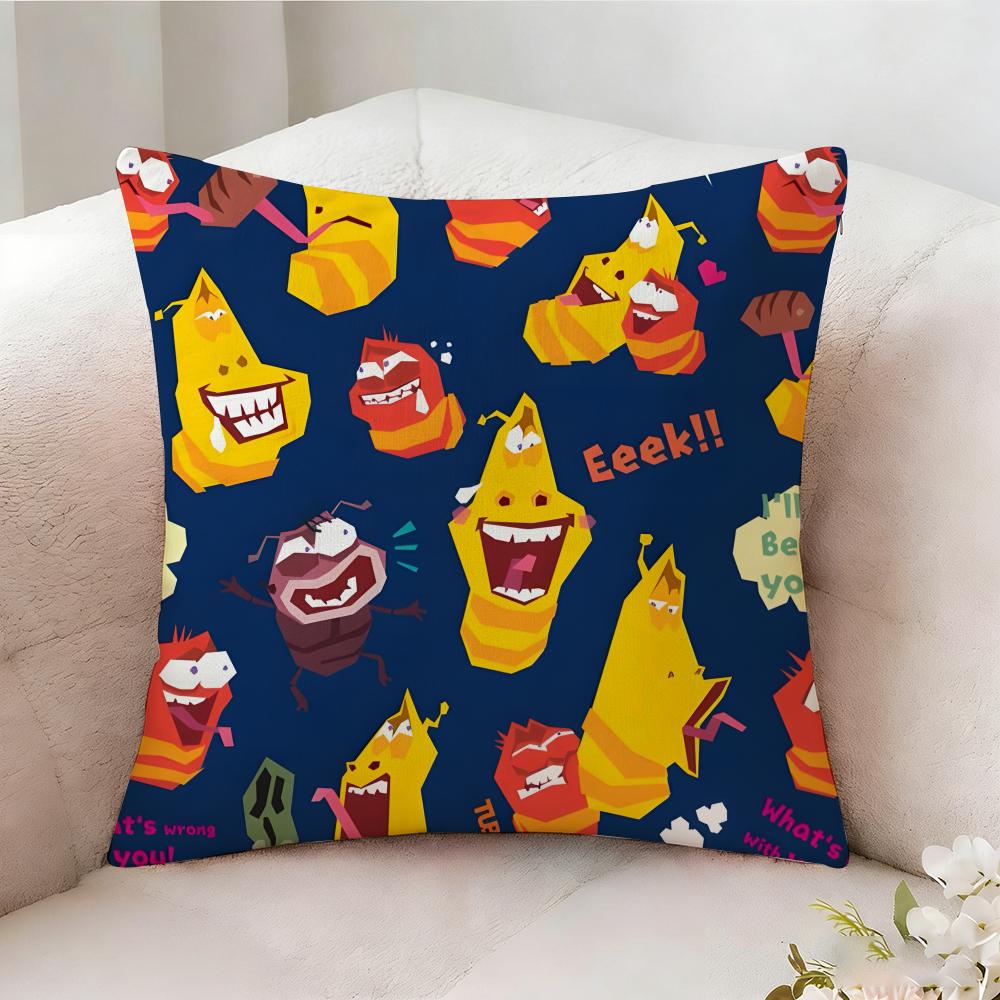 L-Larvas Animation Film Pillow Case Pillowcase, Double-Sided Printed, Sofa Cushion, Bedroom Headboard Pillow