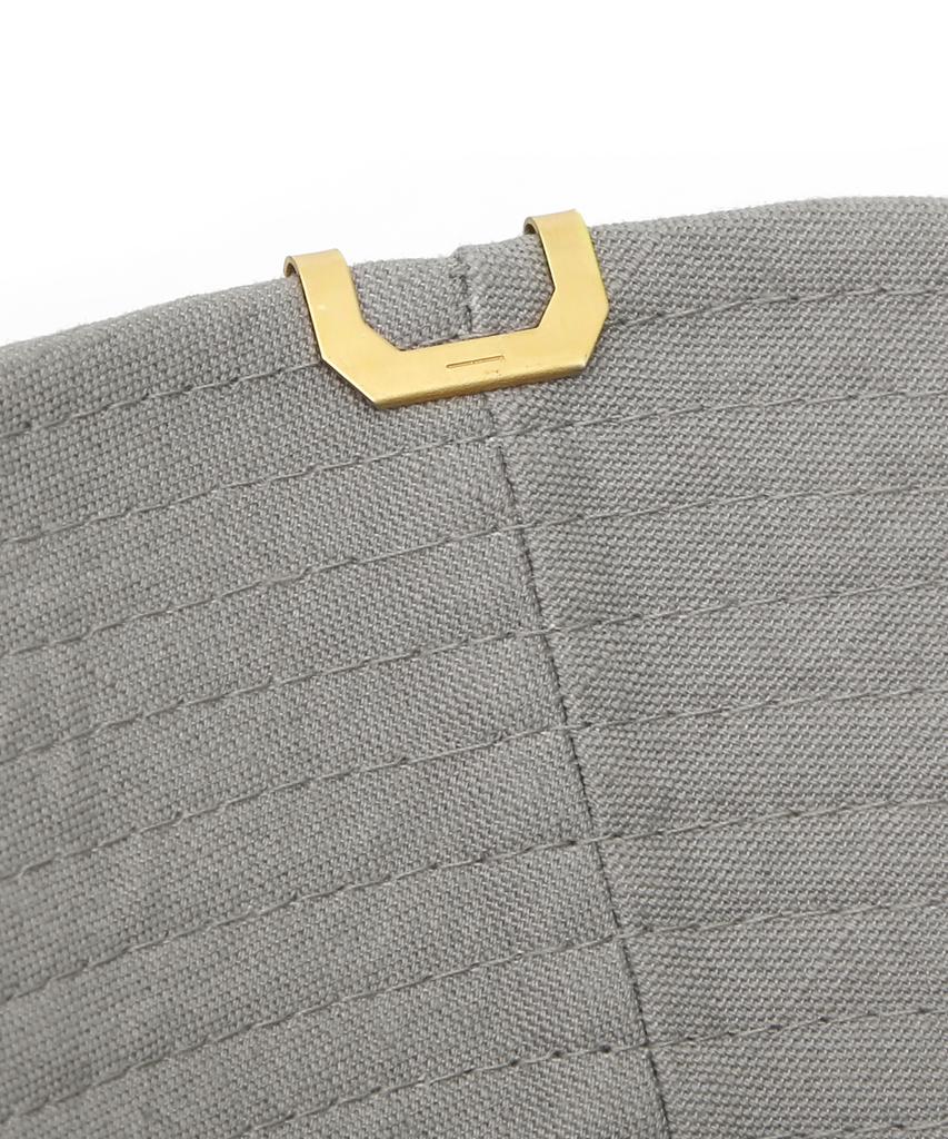 Eondeokeonteulolseutyudio Linen Bucket Hat Hide Bucket / Linen / Grey