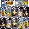 Custodia per Telefono per iPhone 17 16 15 Plus Xiaomi Poco F8 F7 X7 X6 M8 C85 C75 C71 Redmi Note 14 12 11 13 Pro Max A4 14C 13C 15C Sfondo Pokemon GO Pikachu