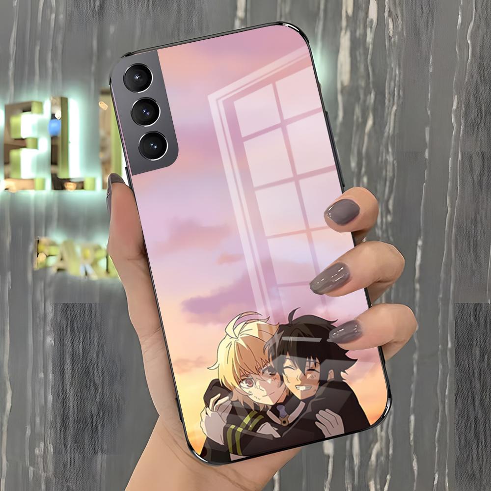 Anime Seraph Of The End Phone Case For Samsung A25 A13 A33 5G A54 A36 A35 A56 A52 A14 Shockproof Glass Cover