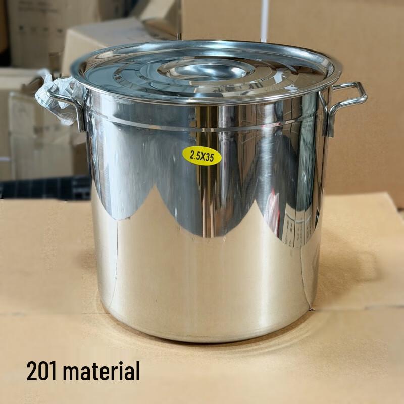 ZISIZ 304 Stainless Steel Stock Pot with Lid