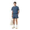 Lacoste Mens Striped Swimming Trunks