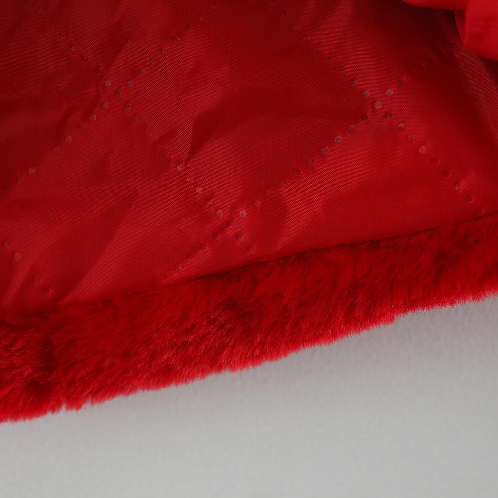 Girls' Thickened Cotton-Padded Faux Leather Jacket - Autumn/Winter Outerwear for Toddlers and Children