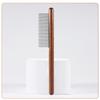 Pet Fine Tooth Comb for Cats & Dogs - Wooden Handle Rake Comb for Flea Removal & Detangling