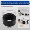 Stainless Steel Corrugated Hose Nut with No-Impact Wave Screw, Seal Ring, Leather Pad, Pressure Relief Valve Interface, and Fastener Gasket