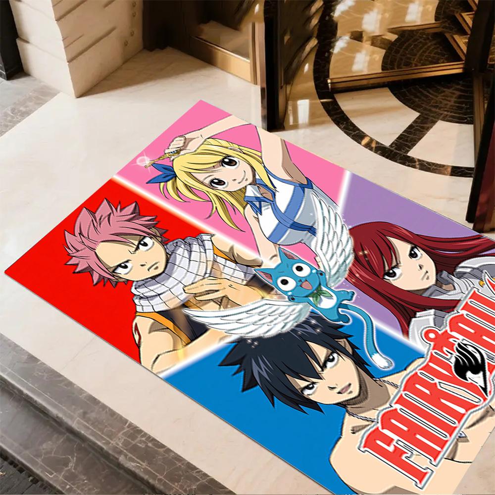 Fairy Tail Adventure Floor Rug Office Rug Design for Study Room Hallway Dormitory Foyer Anti-slip Rug Office Home Decor