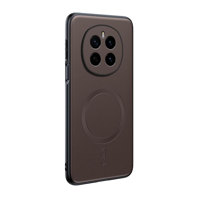 For Honor Magic 7 Case Magnetic Leather Shield Cover For Honor Magic 7 High Quality Anti-Fingerprint Non-Slip PC+TPU