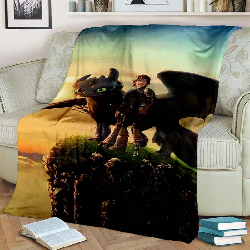 

Беззубі ковдри Нічна лють Чорний дракон Ковдра Як приручити дракона Ковдра для вітальні Офісні ковдри Дитяча ковдра 75x90cm