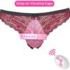 Fjernkontroll Strapon Truse Vibrator Sexleketøy for Kvinner Trådløs Erotisk Klitoral Stimulator Voksne Kule Vibratorer for kvinner