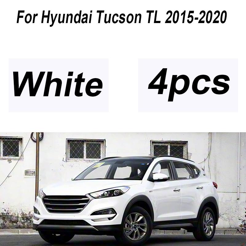 

Painted For Hyundai Tucson Accessories 2018 2015- 4PCS Front Muds Splash Guards Rear Mud Flaps Fender Flares Car Accessories белый