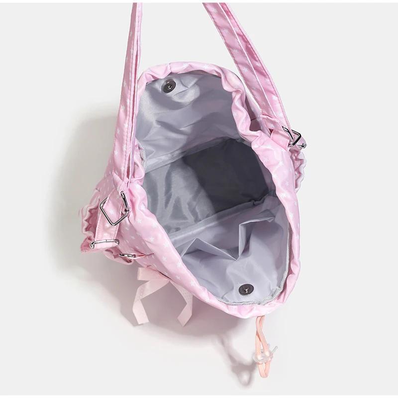 Itabag Harajuku Style Lolita Shoulder Drawstring Backpack Anime Merchandise Transparent Display Diy Tote Bag